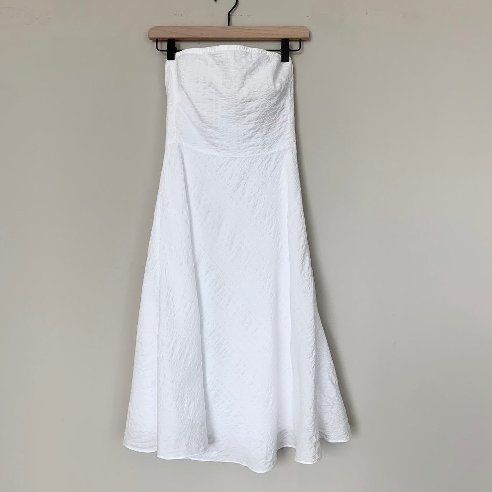 J. Crew Strapless Summer White Dress - Size 4